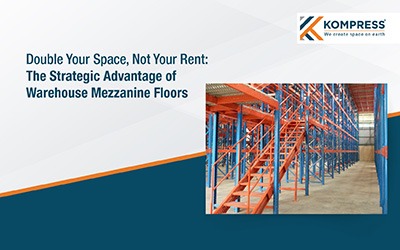 Double Your Space, Not Your Rent: The Strategic Advantage of Warehouse Mezzanine Floors - Kompress India