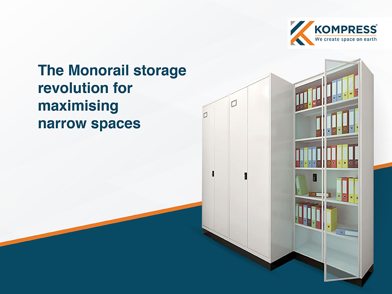 The Monorail Storage Revolution for Maximising Narrow Spaces - Kompress India The Monorail Storage Revolution for Maximising Narrow Spaces - Kompress India